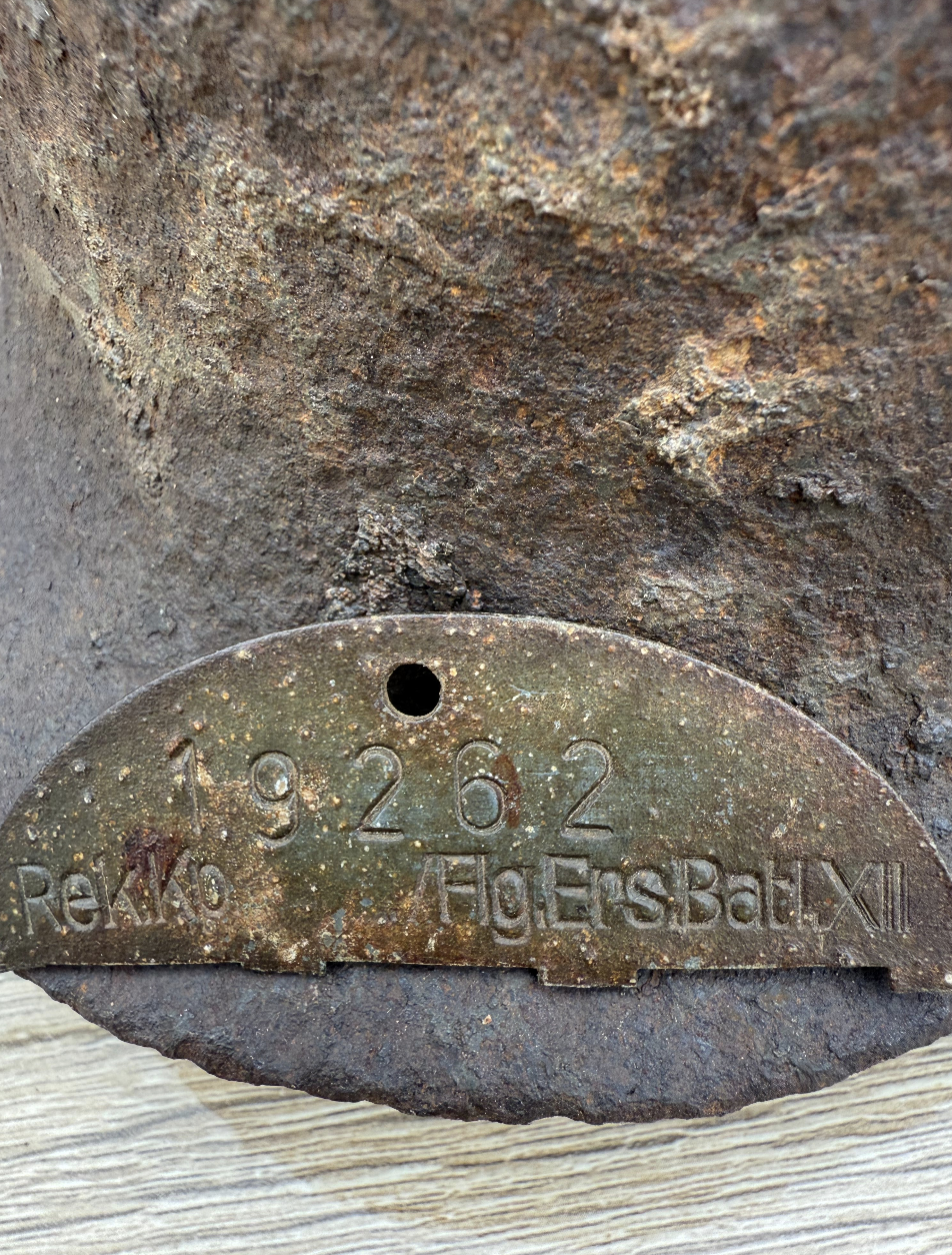 z VENDU EKM Rek.Kp./Flg.Ers.Batl.XII Erkennungsmarke EKM ALLEMANDE WW2