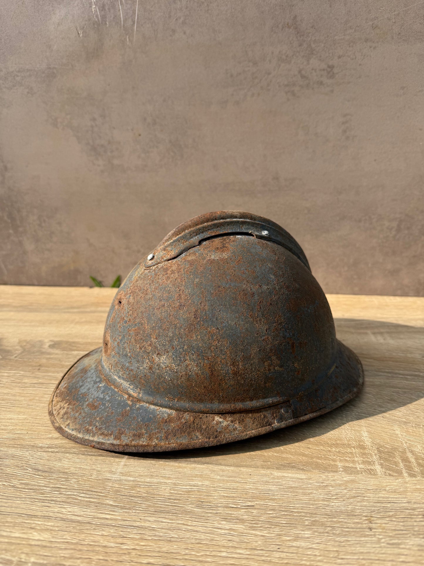 Z VENDU Coque de casque français WW1 bleu horizon