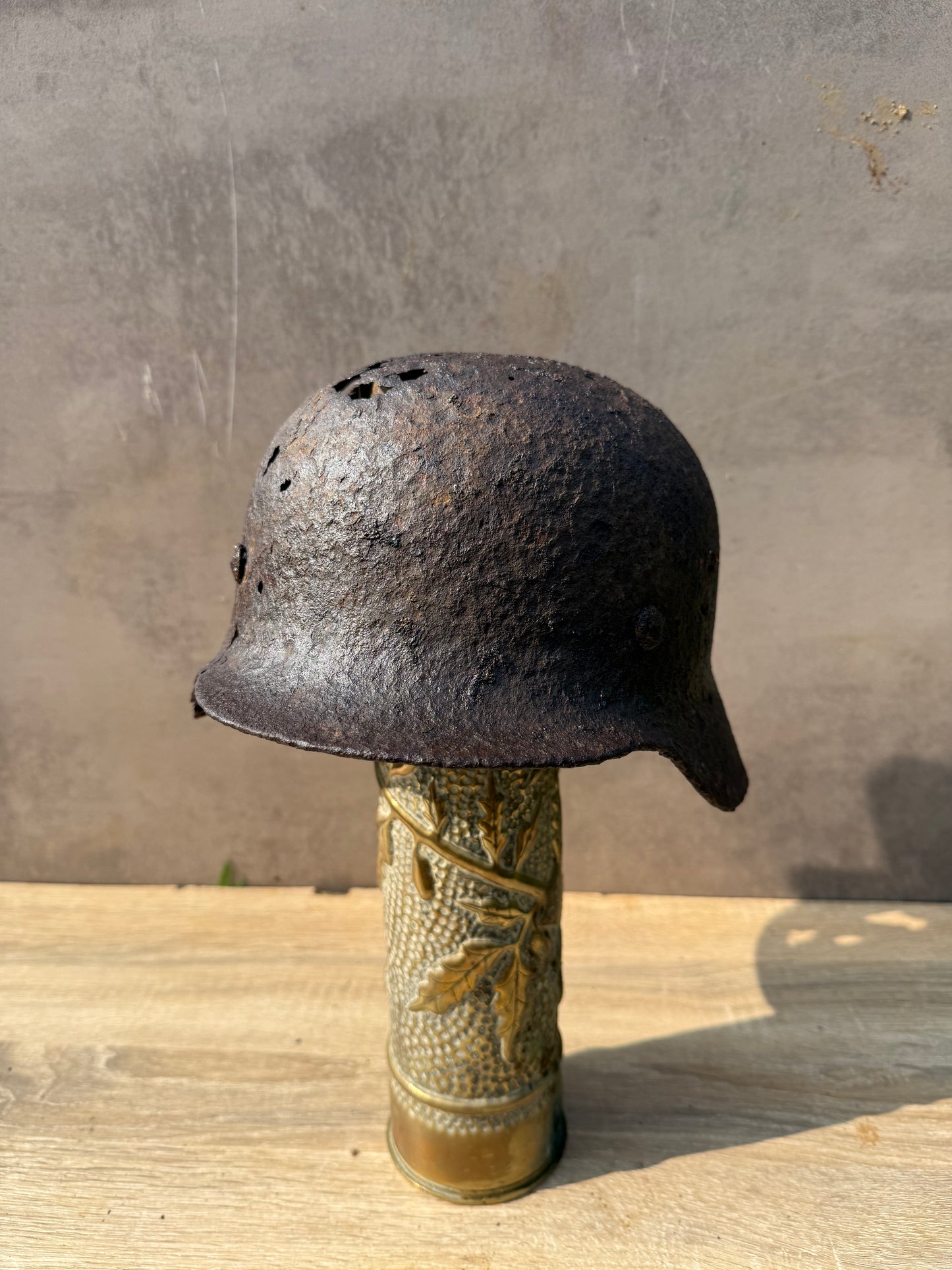 Z VENDU Relique de casque allemand WW2
