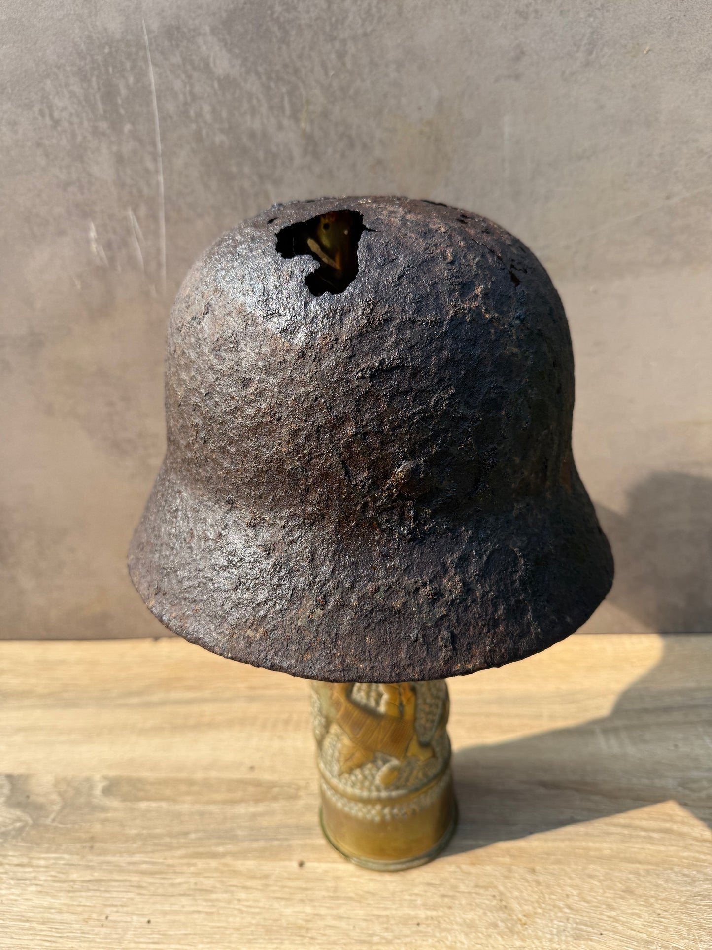 Z VENDU Relique de casque allemand WW2
