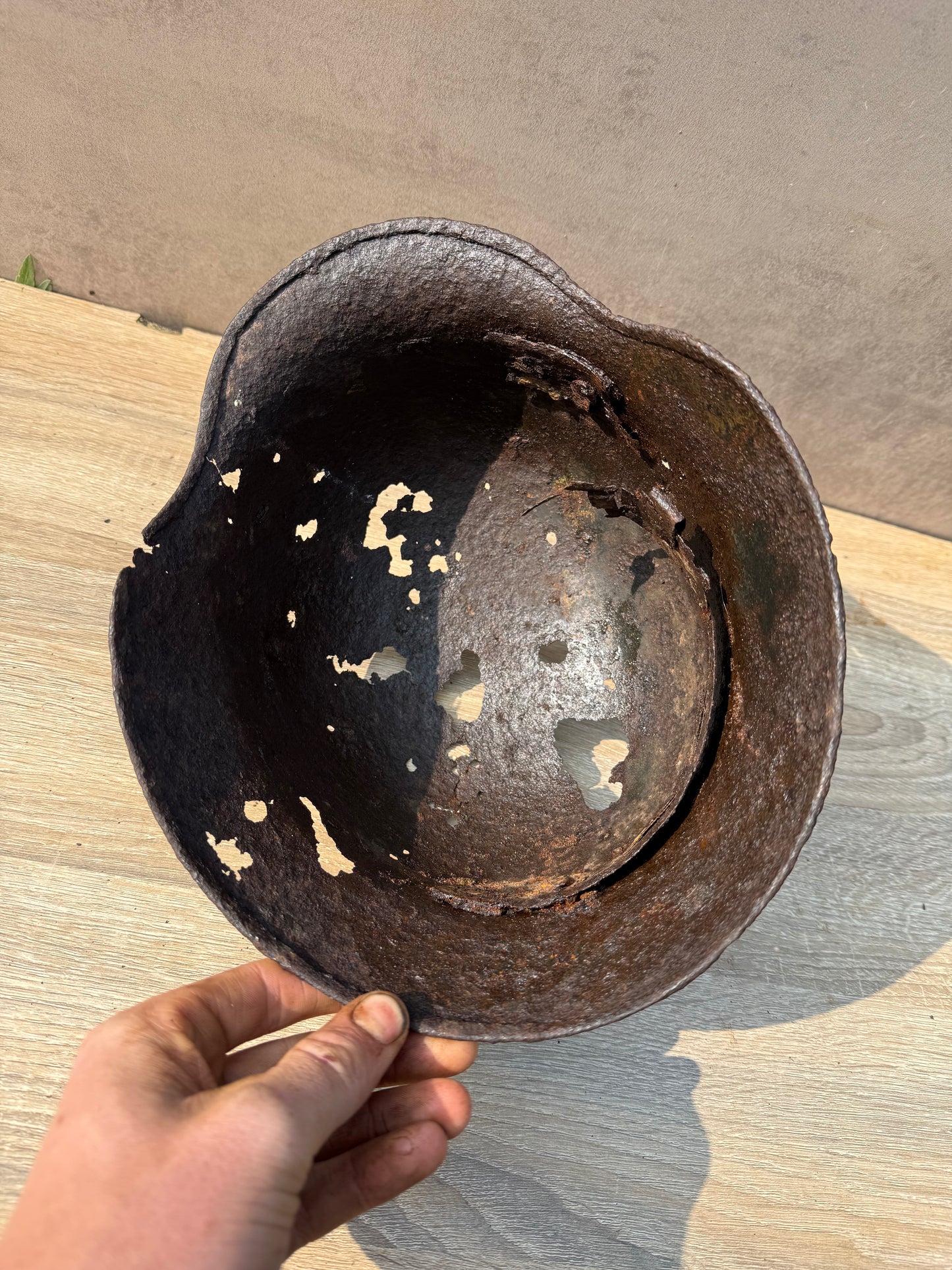 Z VENDU Relique de casque allemand WW2