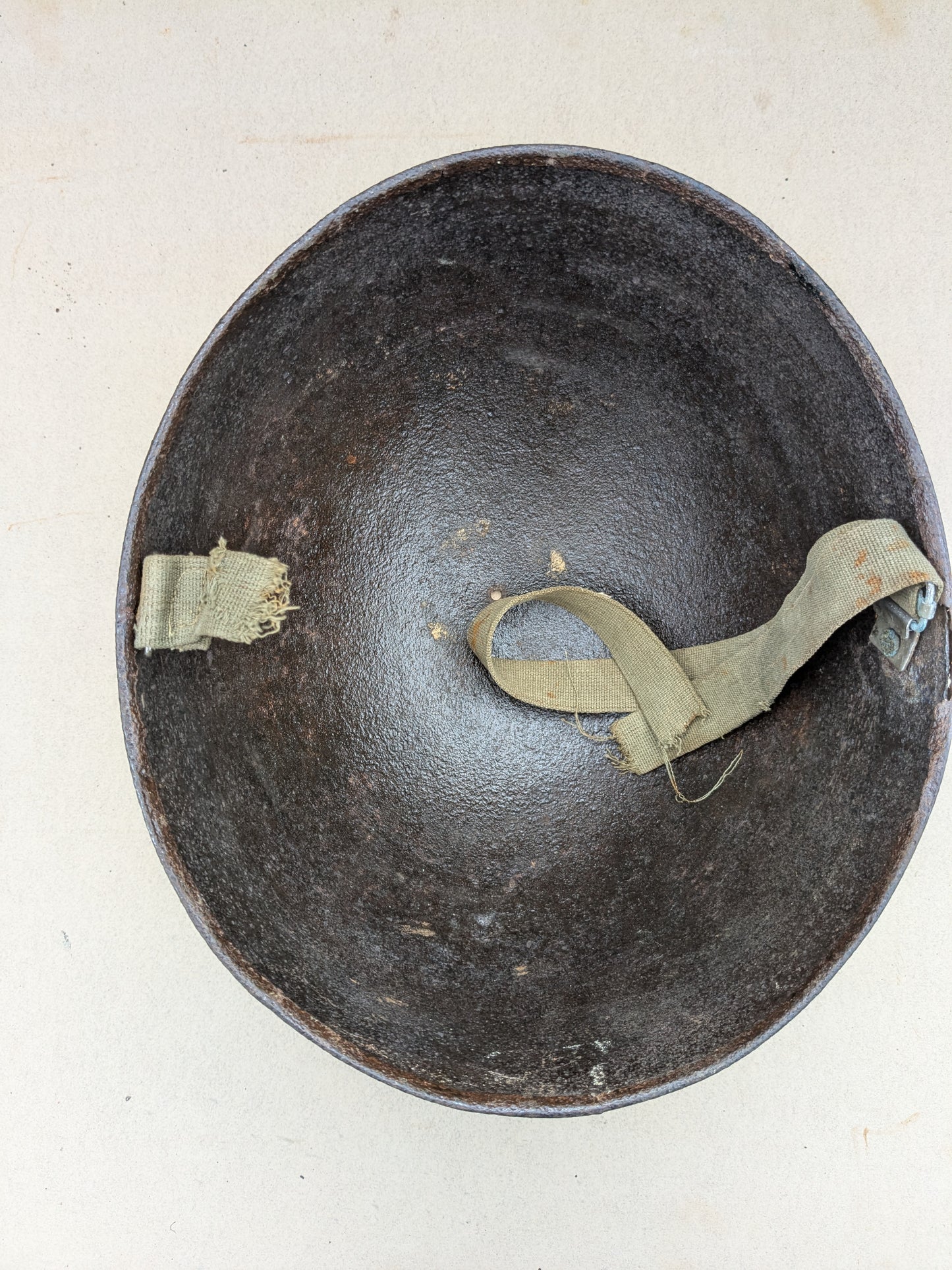 Z VENDU Coque de Tankiste Anglais WW2 - Seconde Guerre Mondiale