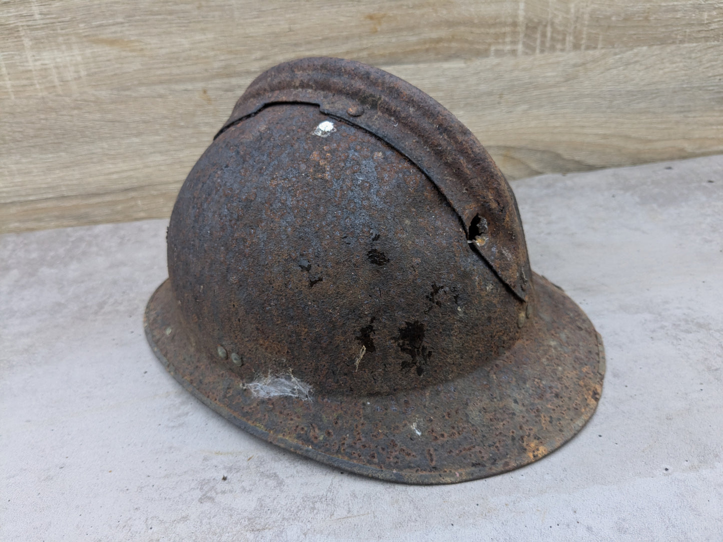 Z VENDU Casque Français Adrian 1926 jus