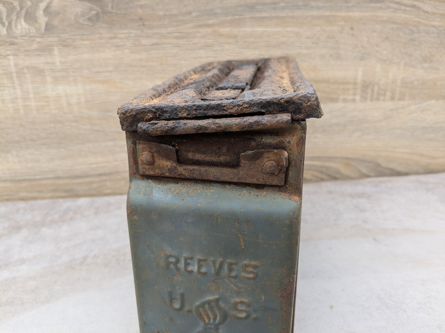 CAISSE MUNITIONS CALIBRE 30 US WW2 REEVES